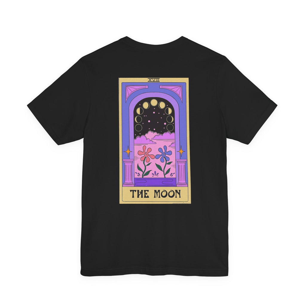 Tarot 'The Moon' Graphic Tee — Mystical Moon Phases Design