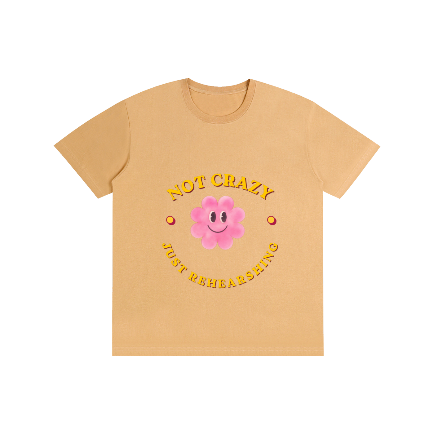 NOT CRAZY JUST REHEARSING Pure Cotton Unisex T-Shirt