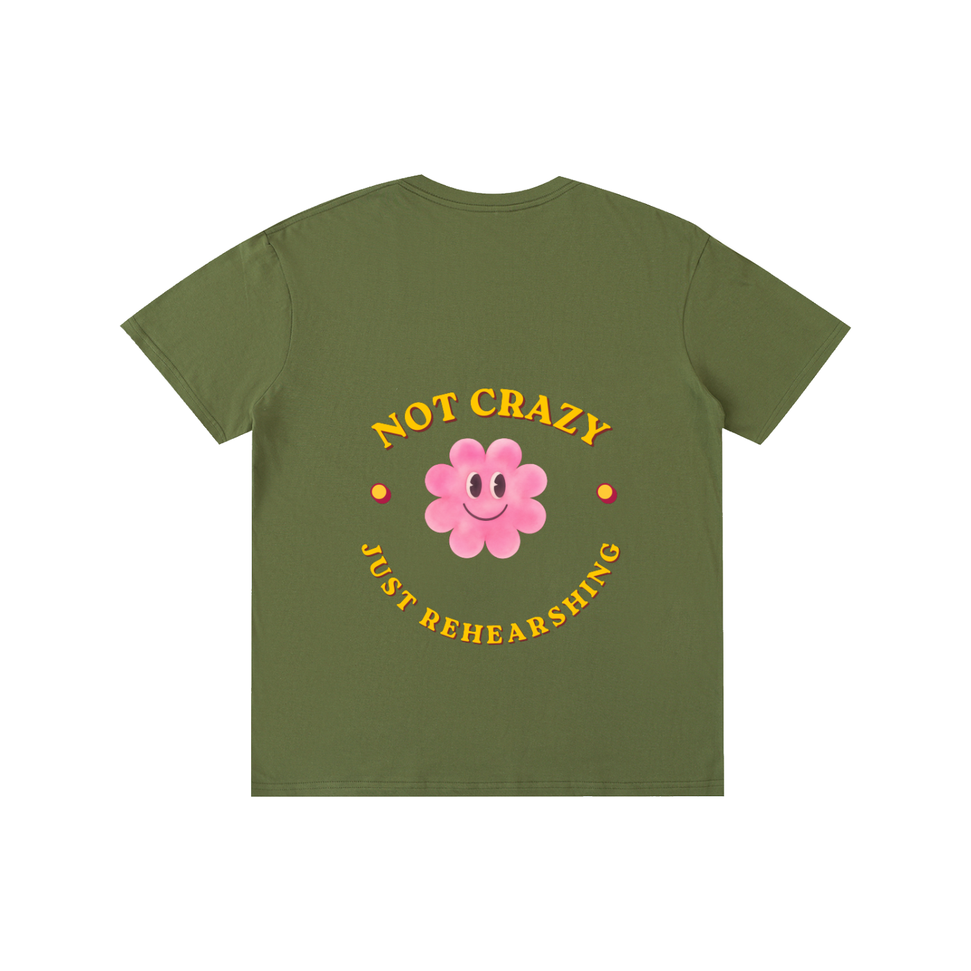 NOT CRAZY JUST REHEARSING Pure Cotton Unisex T-Shirt