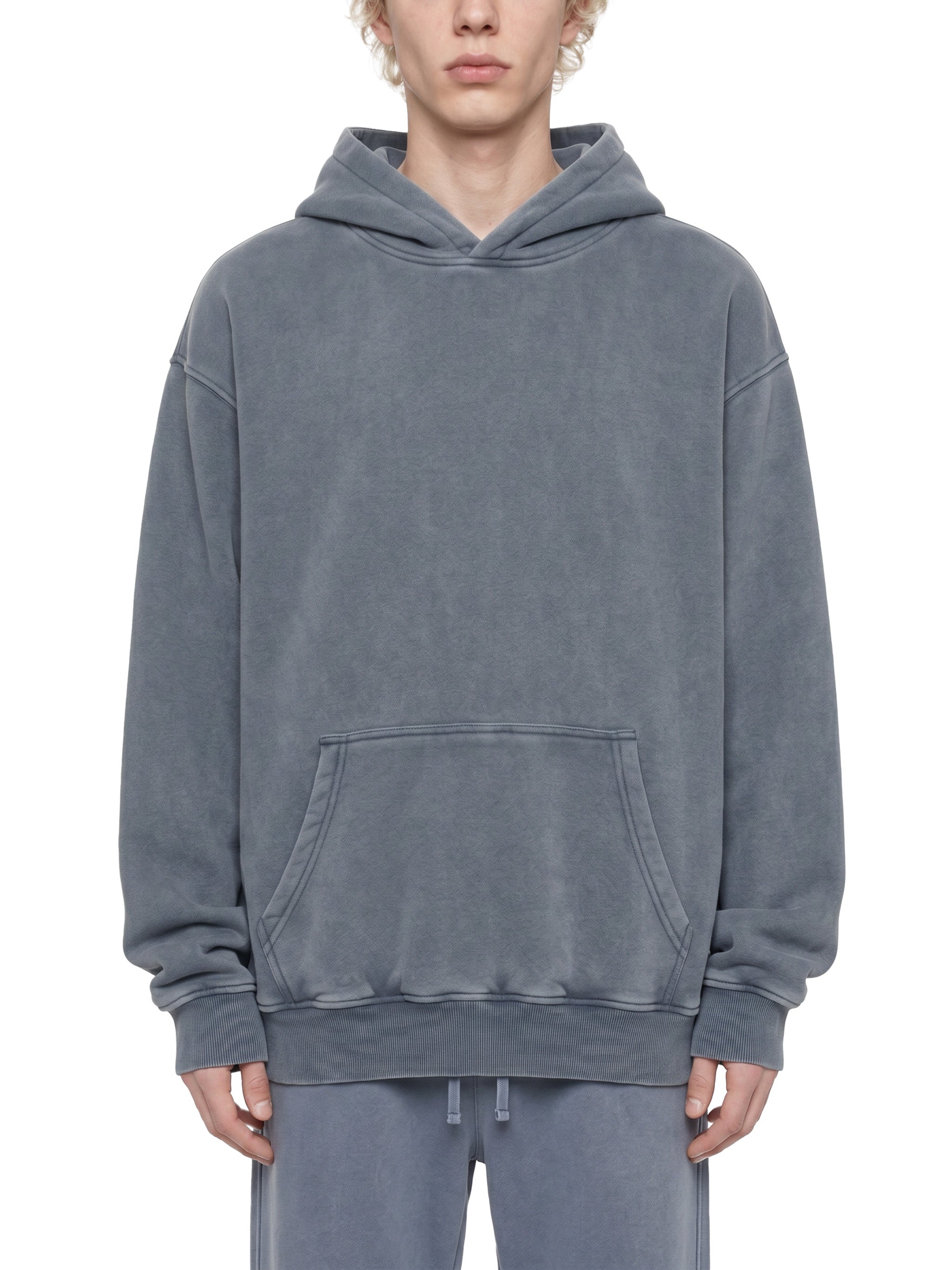 Blue Tree Music School Snow Wash Fleece Oversize Hoodie