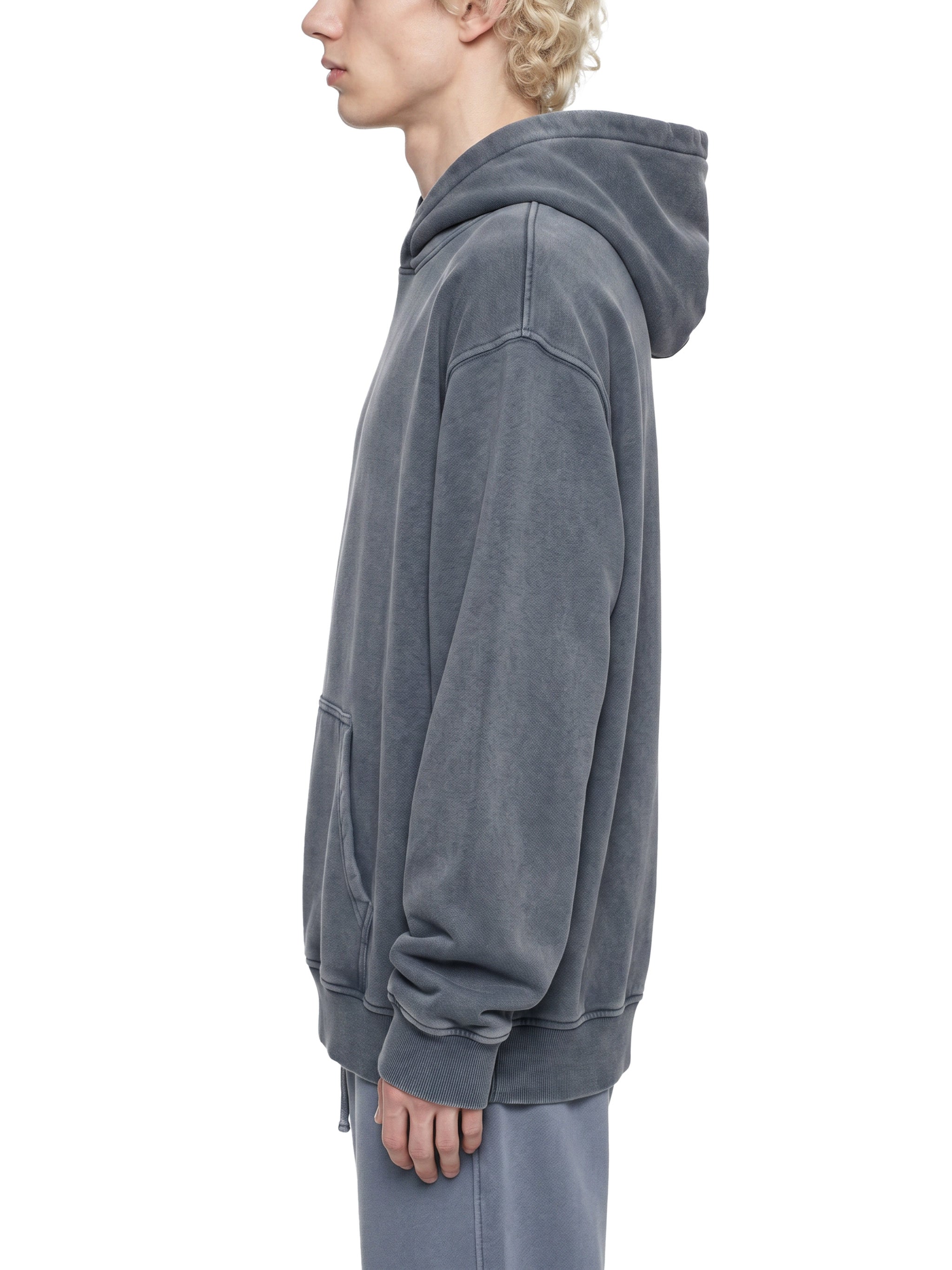 Blue Tree Music School Snow Wash Fleece Oversize Hoodie
