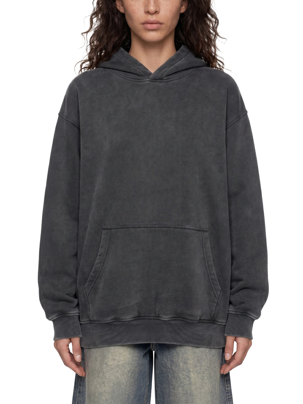 Blue Tree Music School Snow Wash Fleece Oversize Hoodie